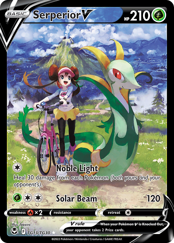Serperior V — Tempestade Prateada Galeria de Treinador TG13
