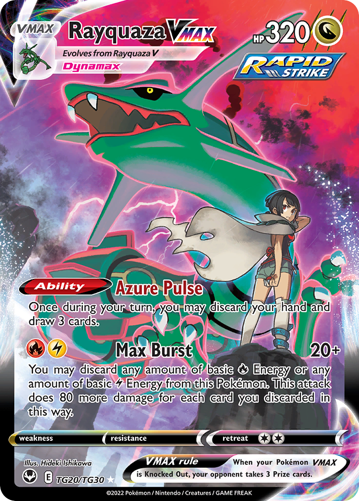 Rayquaza VMAX — Tempestade Prateada Galeria de Treinador TG20