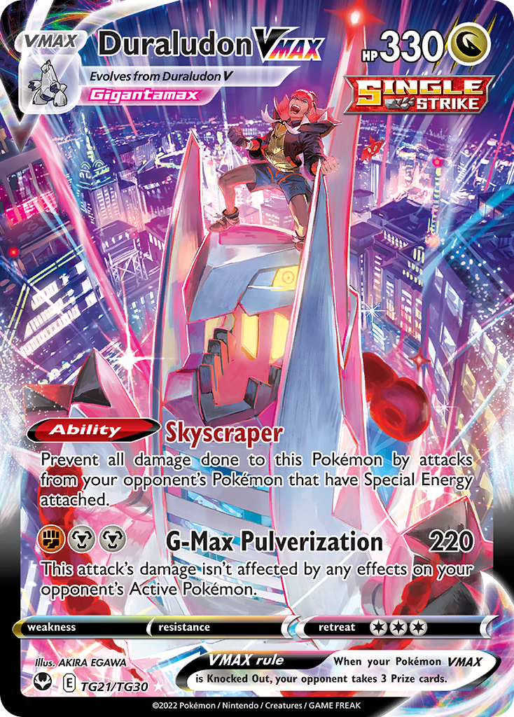 Duraludon VMAX — Tempestade Prateada Galeria de Treinador TG21