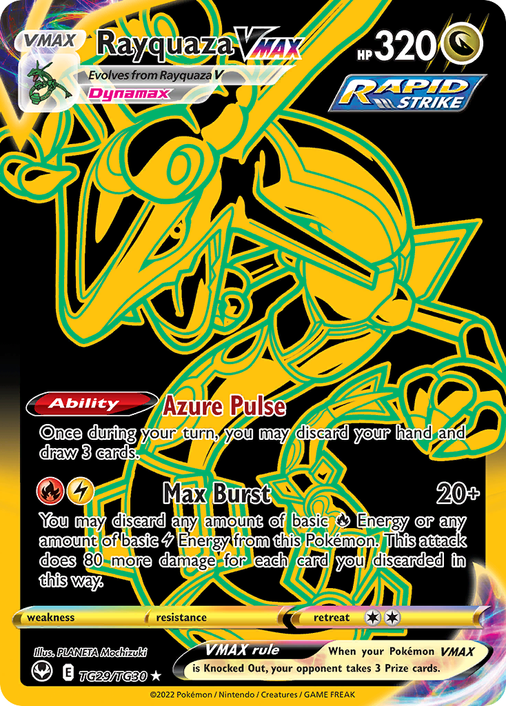 Rayquaza VMAX — Tempestade Prateada Galeria de Treinador TG29