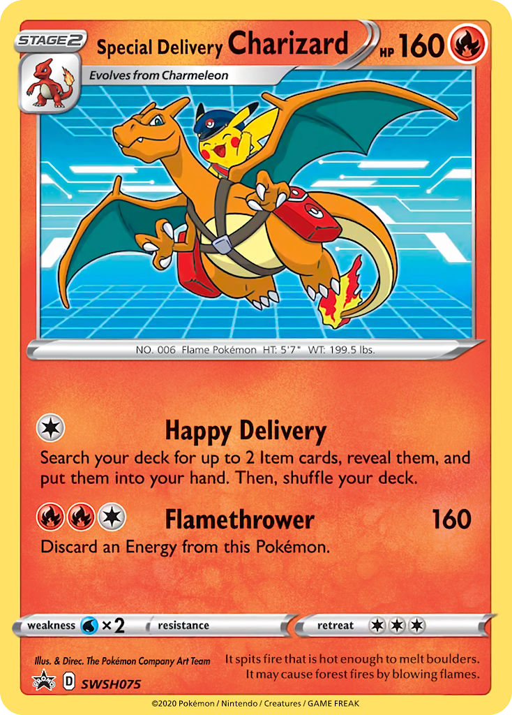 Special Delivery Charizard — ESES Promos SWSH075