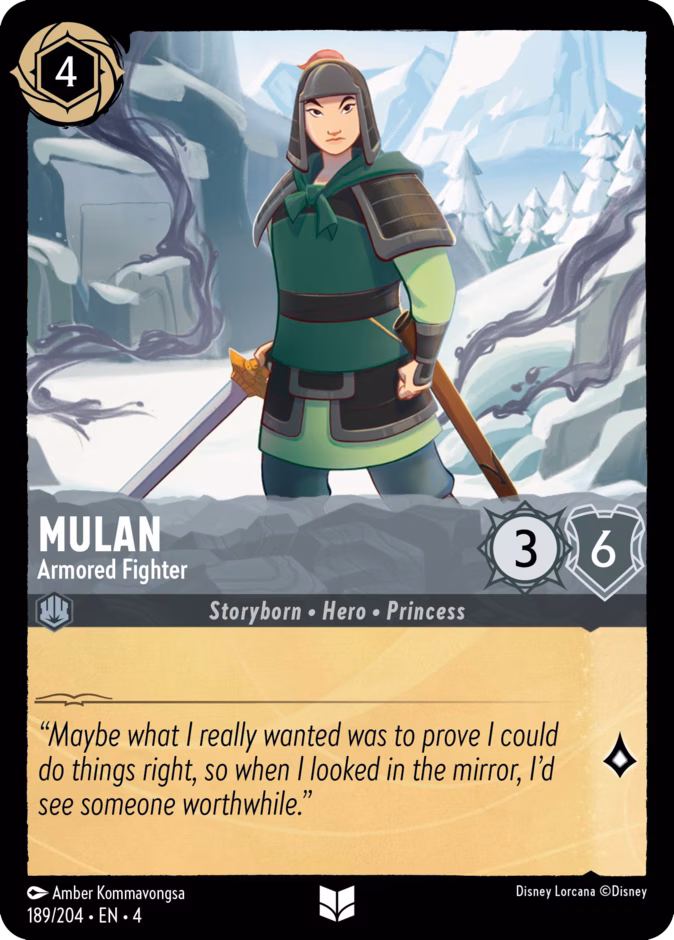 Mulan - Armored Fighter — Ursula's Return 189