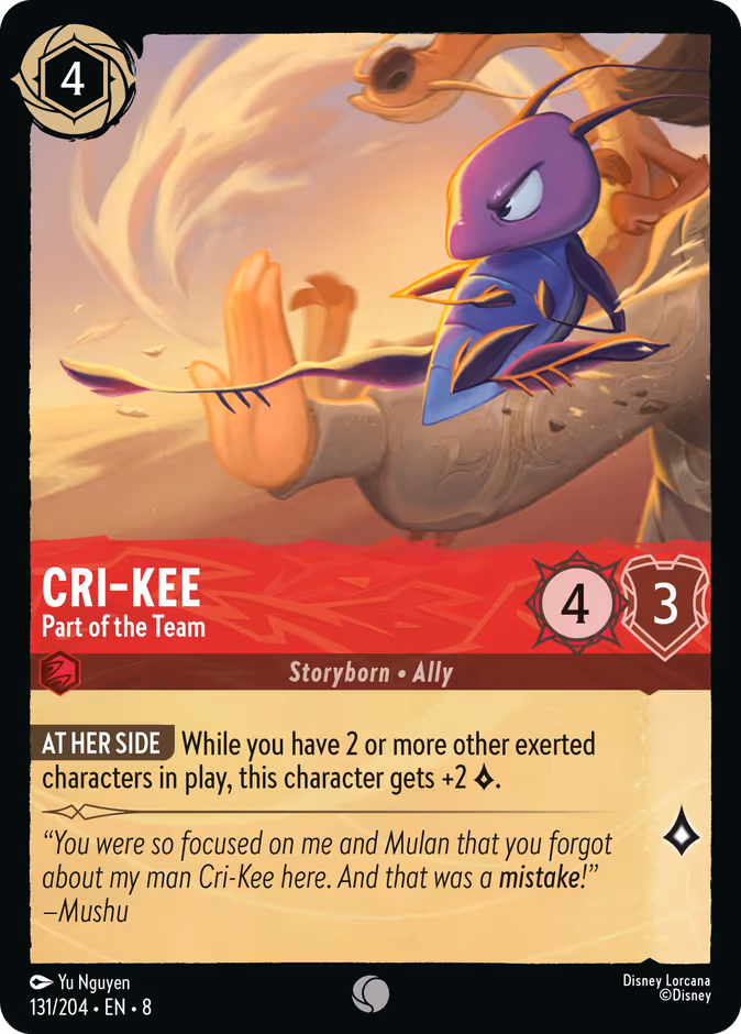Cri-Kee - Part of the Team — Reign of Jafar 131