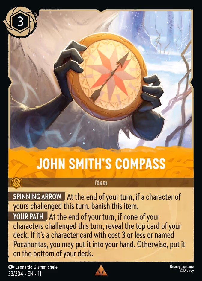 John Smith's Compass — Winterspell 33