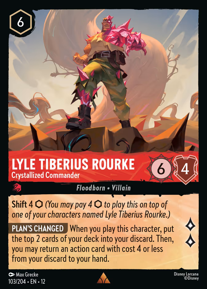 Lyle Tiberius Rourke - Crystallized Commander — Wilds Unknown 103