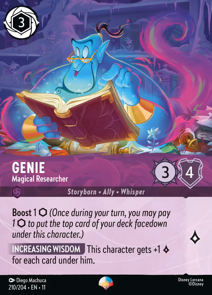 Genie - Magical Researcher — Winterspell 210