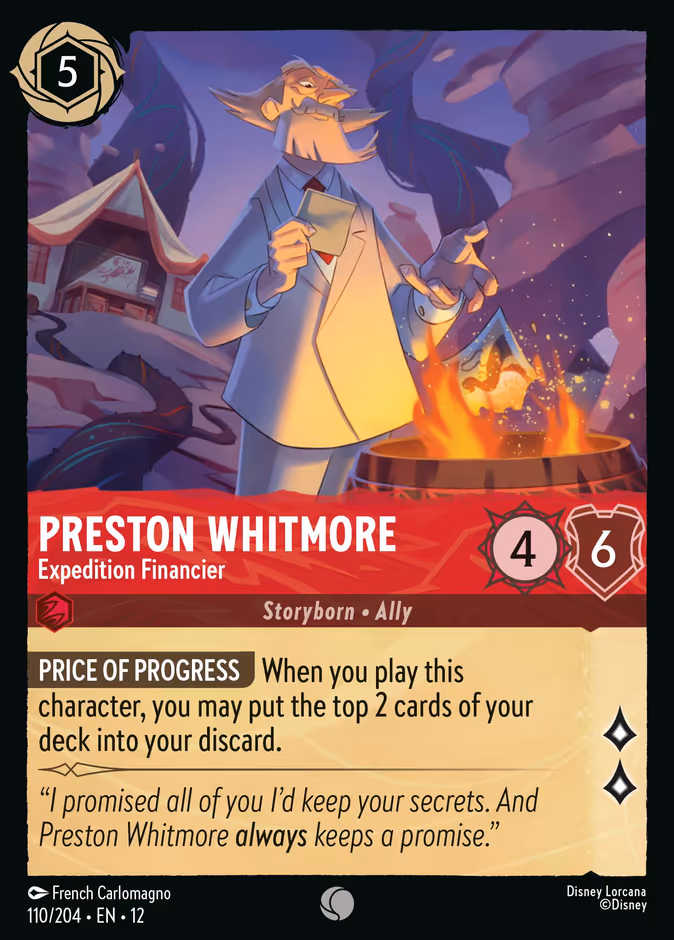 Preston Whitmore - Expedition Financier — Wilds Unknown 110