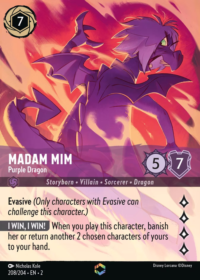Madam Mim - Purple Dragon — Rise of the Floodborn 208