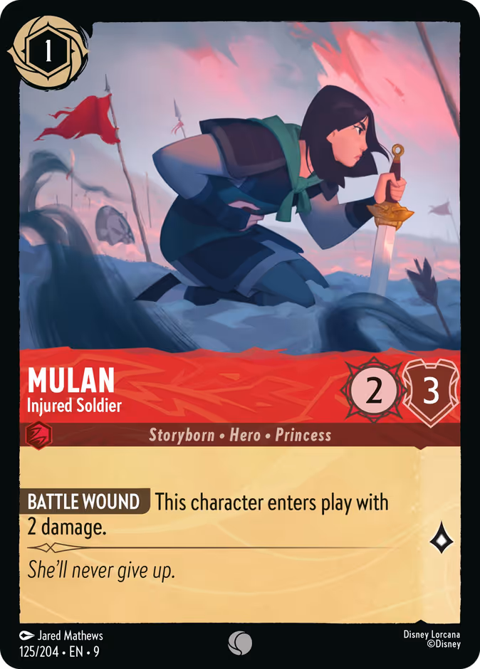 Mulan - Injured Soldier — Fabled 125