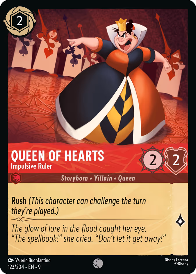 Queen of Hearts - Impulsive Ruler — Fabled 123