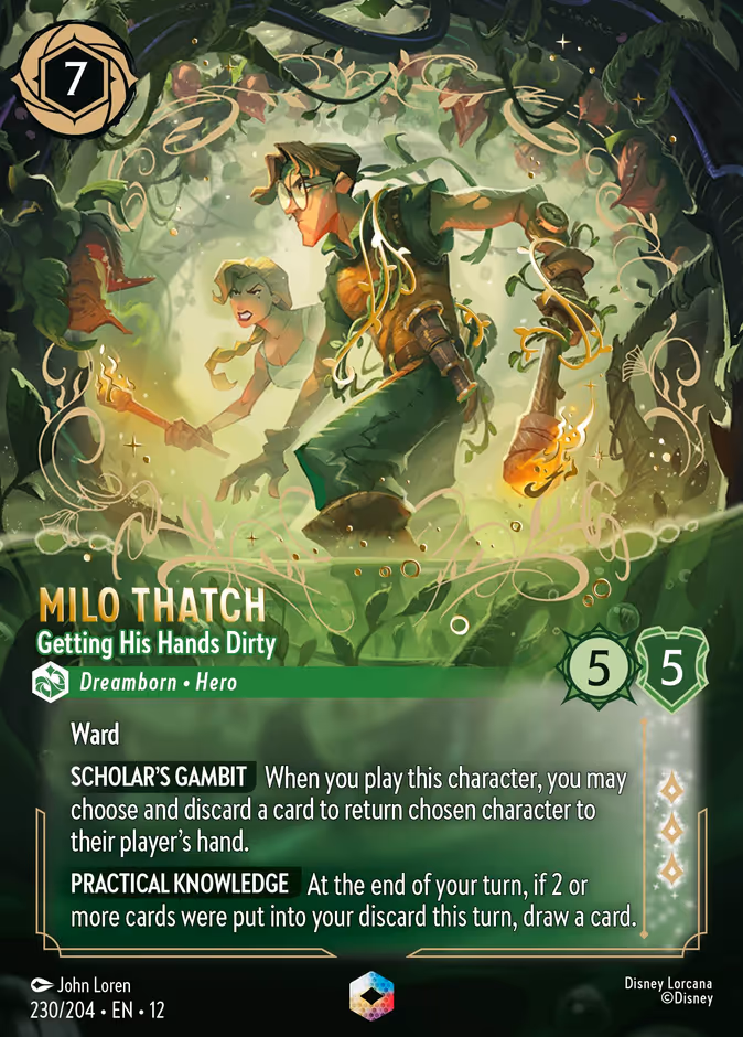 Milo Thatch - Getting His Hands Dirty — Wilds Unknown 230
