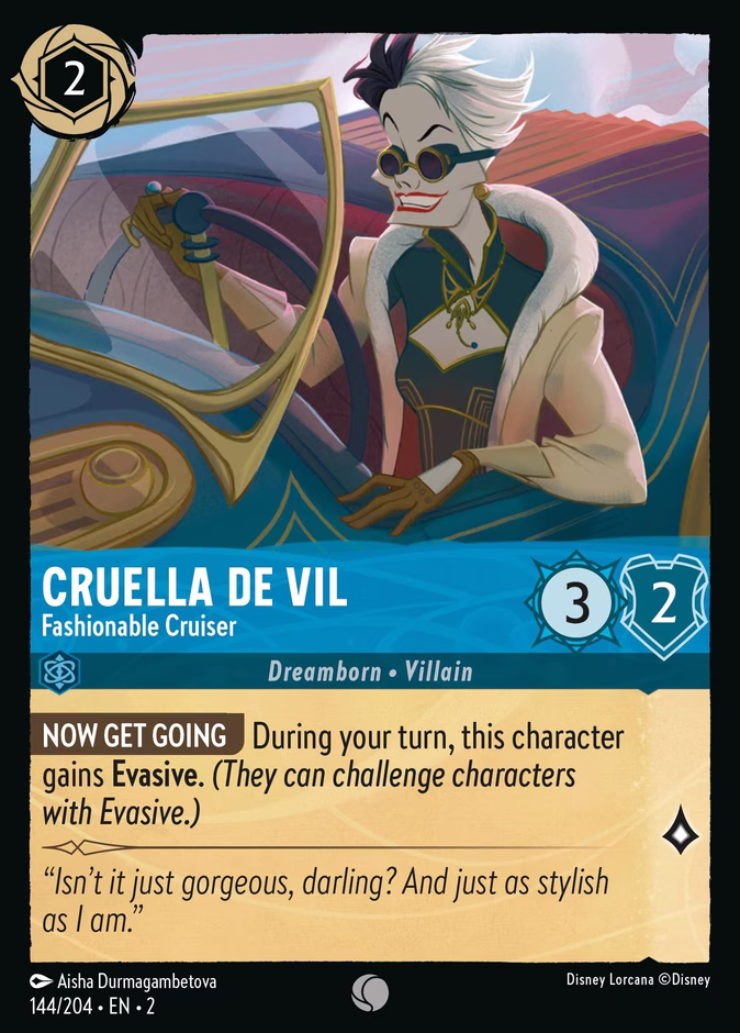 Cruella De Vil - Fashionable Cruiser — Rise of the Floodborn 144