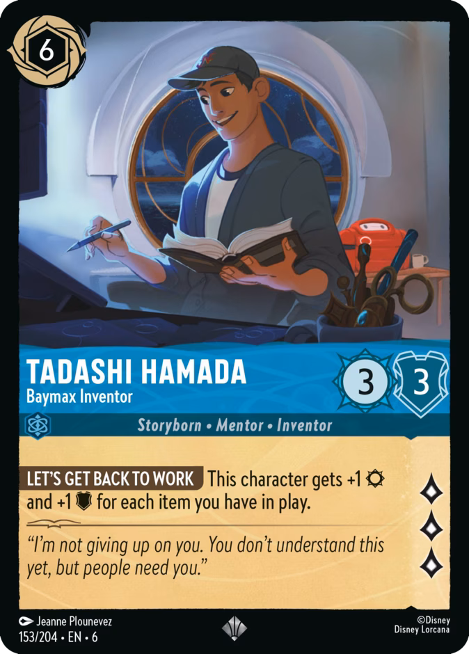 Tadashi Hamada - Baymax Inventor — Azurite Sea 153