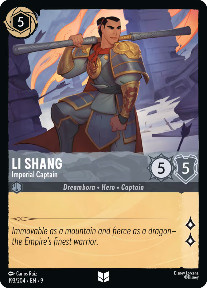 Li Shang - Imperial Captain — Fabled 193