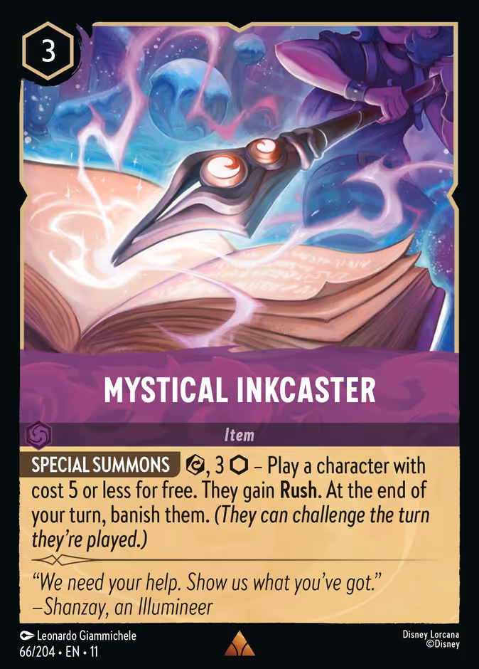 Mystical Inkcaster — Winterspell 66