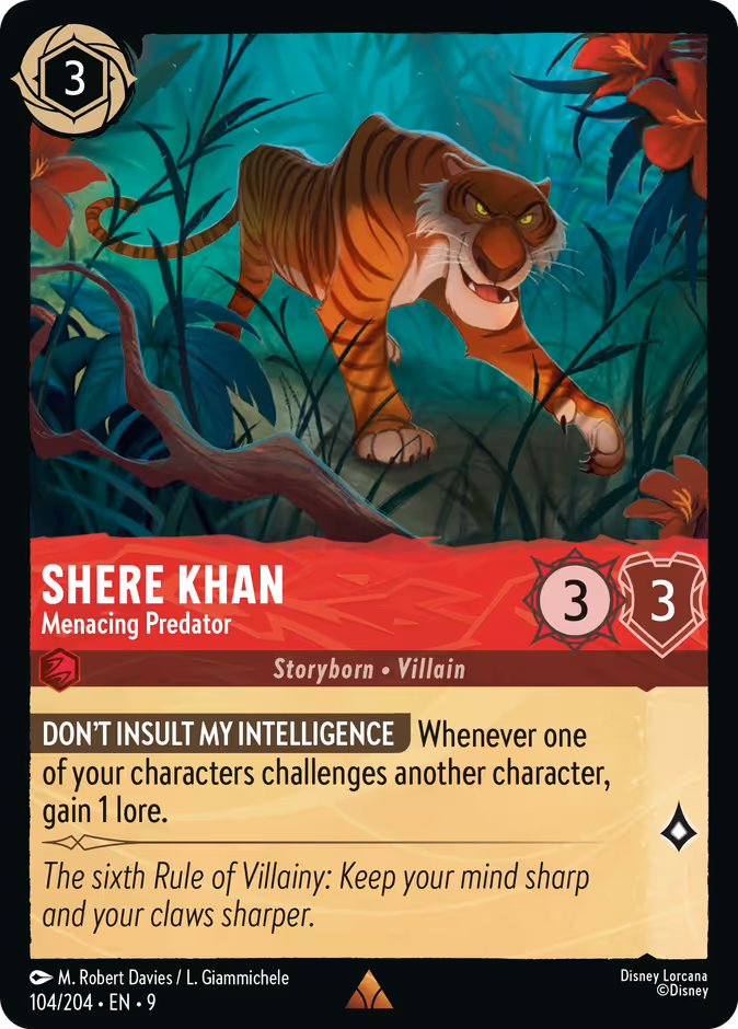 Shere Khan - Menacing Predator — Fabled 104