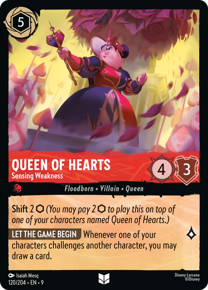 Queen of Hearts - Sensing Weakness — Fabled 120