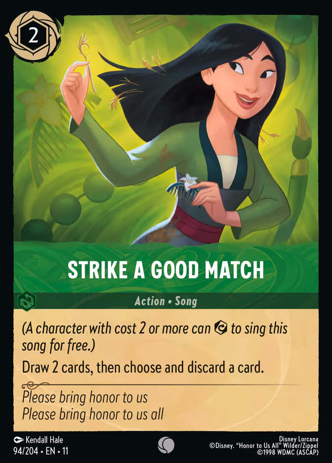 Strike A Good Match — Winterspell 94