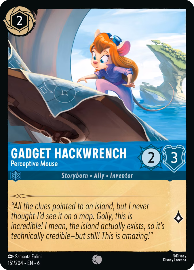 Gadget Hackwrench - Perceptive Mouse — Azurite Sea 151