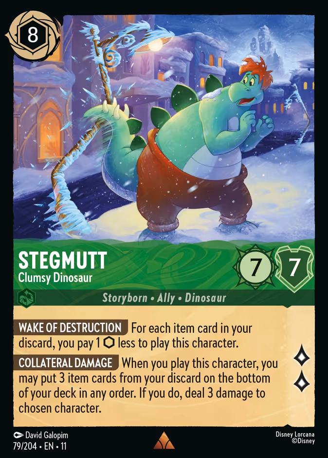 Stegmutt - Clumsy Dinosaur — Winterspell 79