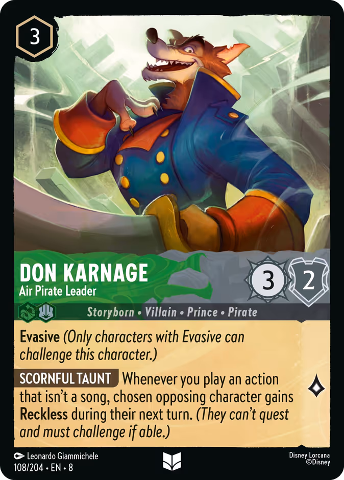 Don Karnage - Air Pirate Leader — Reign of Jafar 108