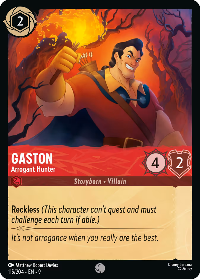 Gaston - Arrogant Hunter — Fabled 115