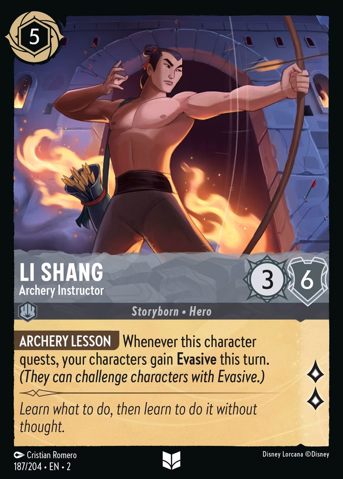 Li Shang - Archery Instructor — Rise of the Floodborn 187
