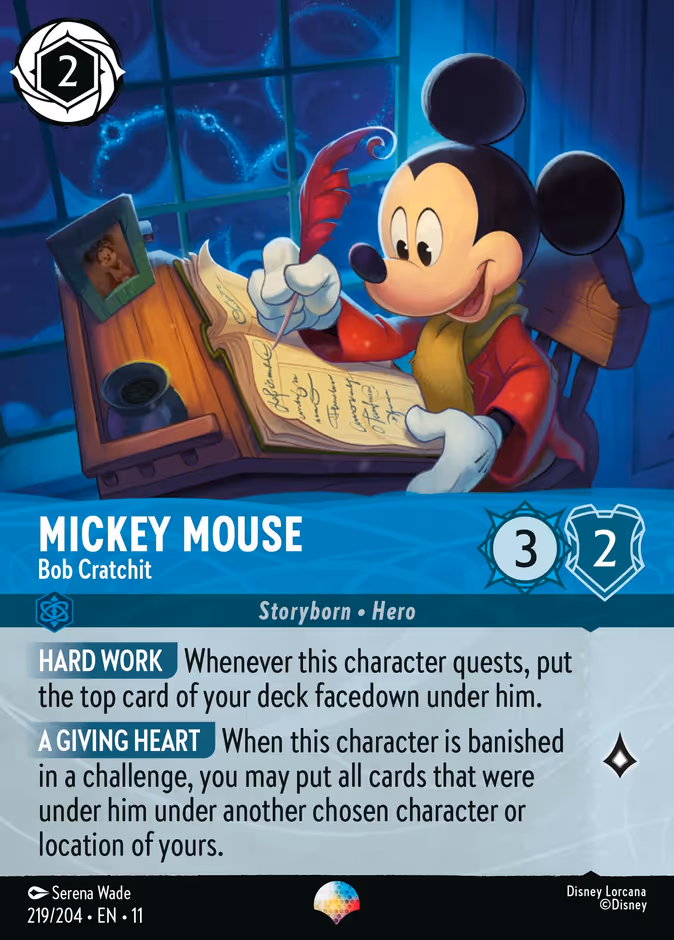 Mickey Mouse - Bob Cratchit — Winterspell 219