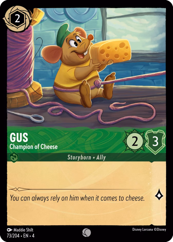 Gus - Champion of Cheese — Ursula's Return 73