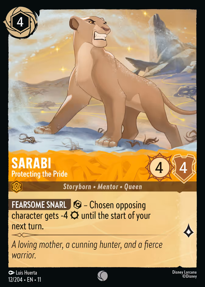 Sarabi - Protecting the Pride — Winterspell 12