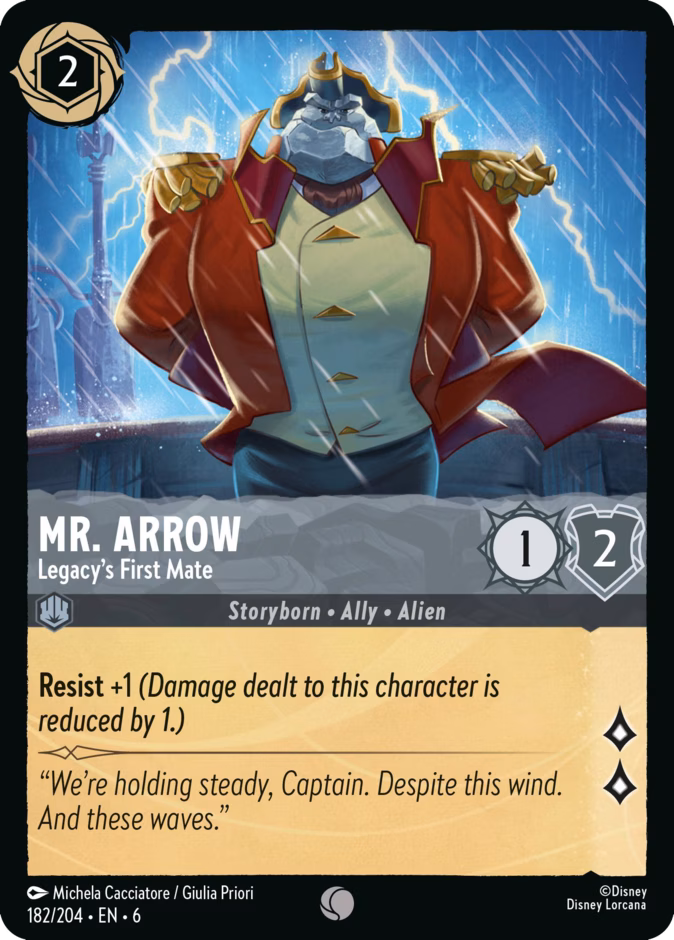 Mr. Arrow - Legacy's First Mate