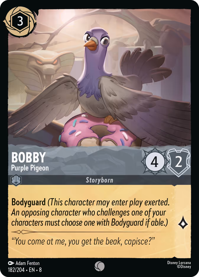 Bobby - Purple Pigeon — Reign of Jafar 182