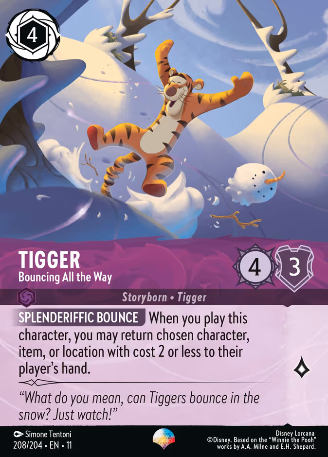 Tigger - Bouncing All the Way — Winterspell 208