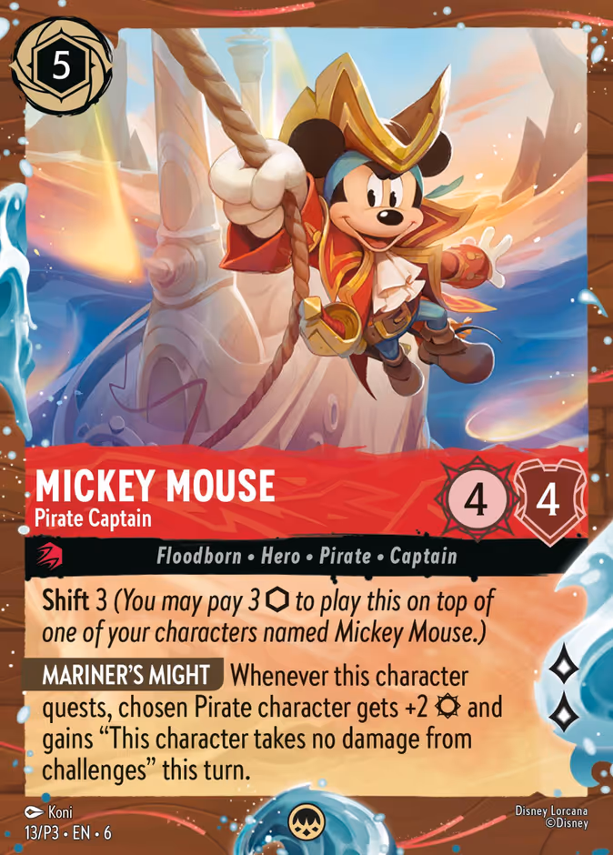 Mickey Mouse - Pirate Captain — Promo Set 3 13