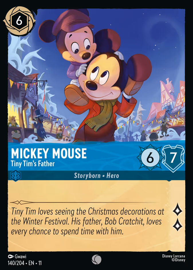 Mickey Mouse - Tiny Tim's Father — Winterspell 140