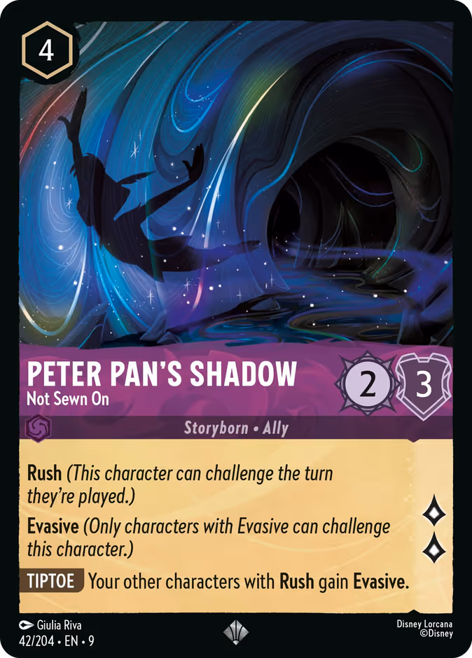 Peter Pan's Shadow - Not Sewn On — Fabled 42
