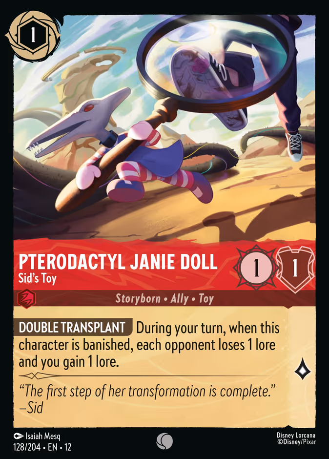 Pterodactyl Janie Doll - Sid's Toy