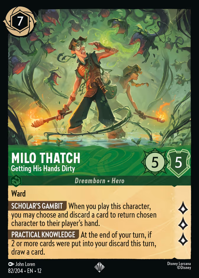 Milo Thatch - Getting His Hands Dirty
