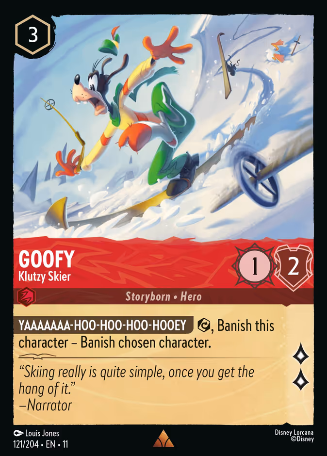 Goofy - Klutzy Skier — Winterspell 121