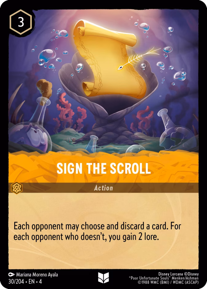 Sign the Scroll — Ursula's Return 30