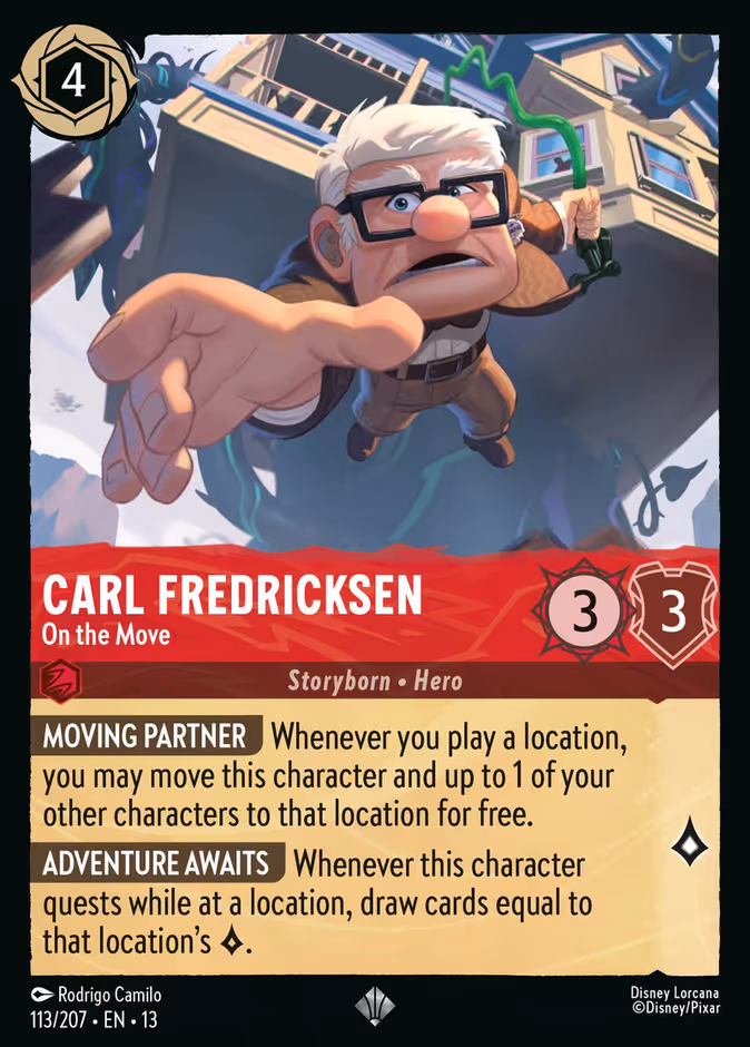 Carl Fredricksen - On the Move