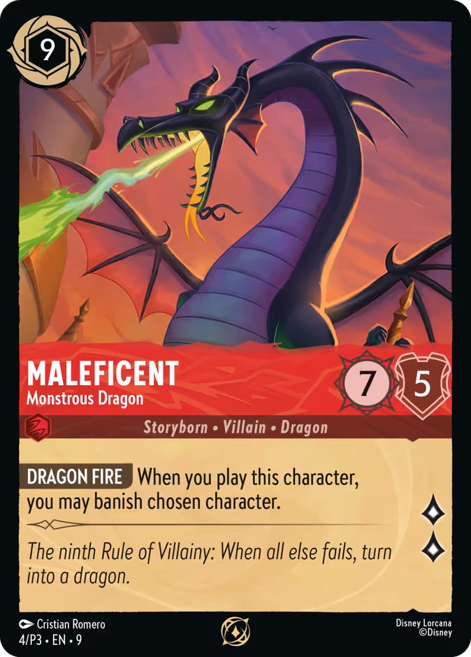 Maleficent - Monstrous Dragon — Promo Set 3 4