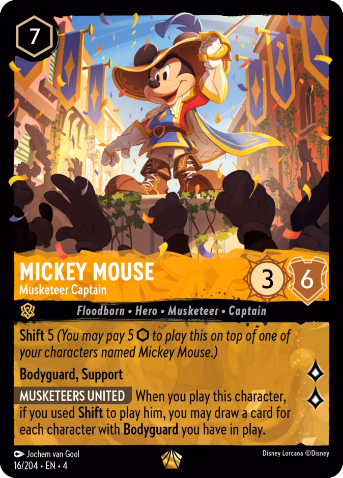 Mickey Mouse - Musketeer Captain — Ursula's Return 16