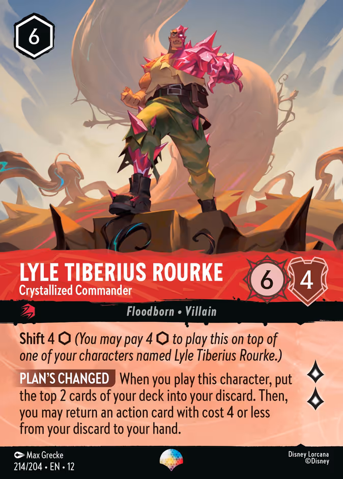 Lyle Tiberius Rourke - Crystallized Commander — Wilds Unknown 214