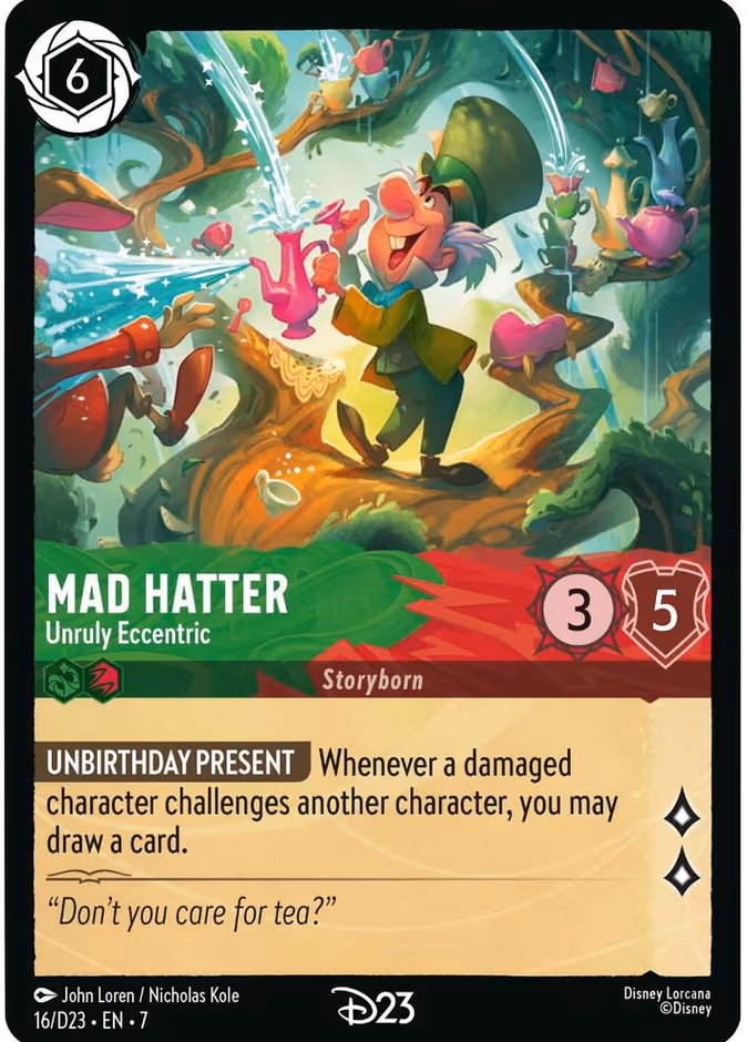 Mad Hatter - Unruly Eccentric — D23 Collection 16