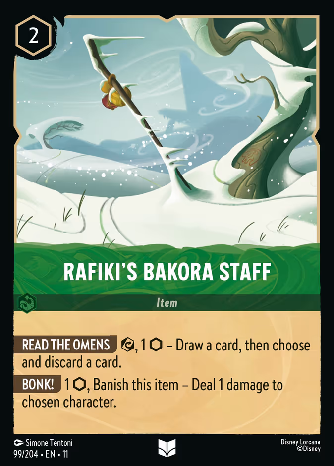 Rafiki's Bakora Staff — Winterspell 99