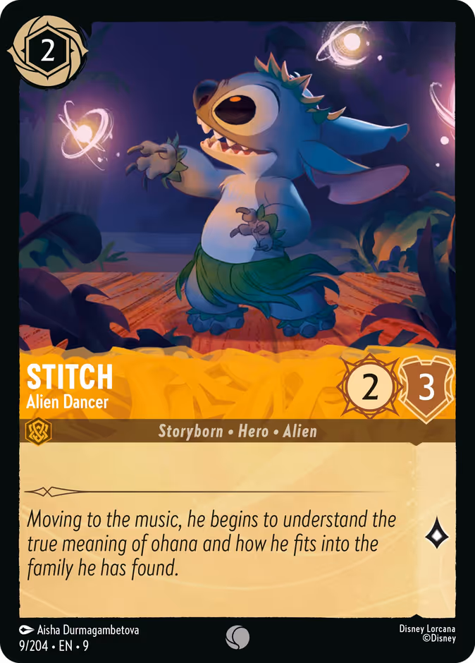primeiro deck de Lorcana: Stitch - Alien Dancer, capítulo 9 de Disney Lorcana (Divulgação/Ravensburger)