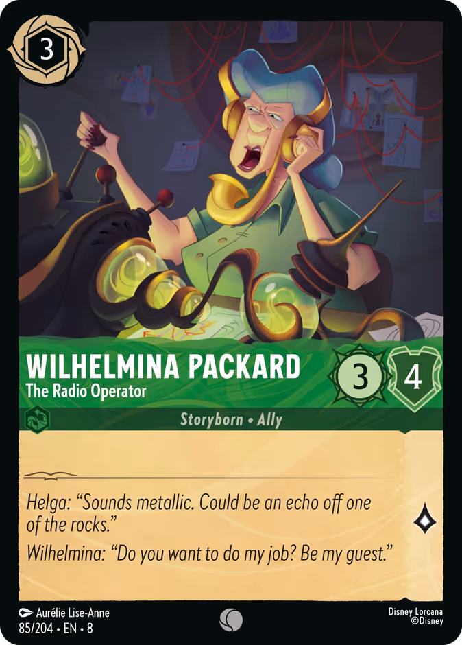 Wilhelmina Packard - The Radio Operator — Reign of Jafar 85