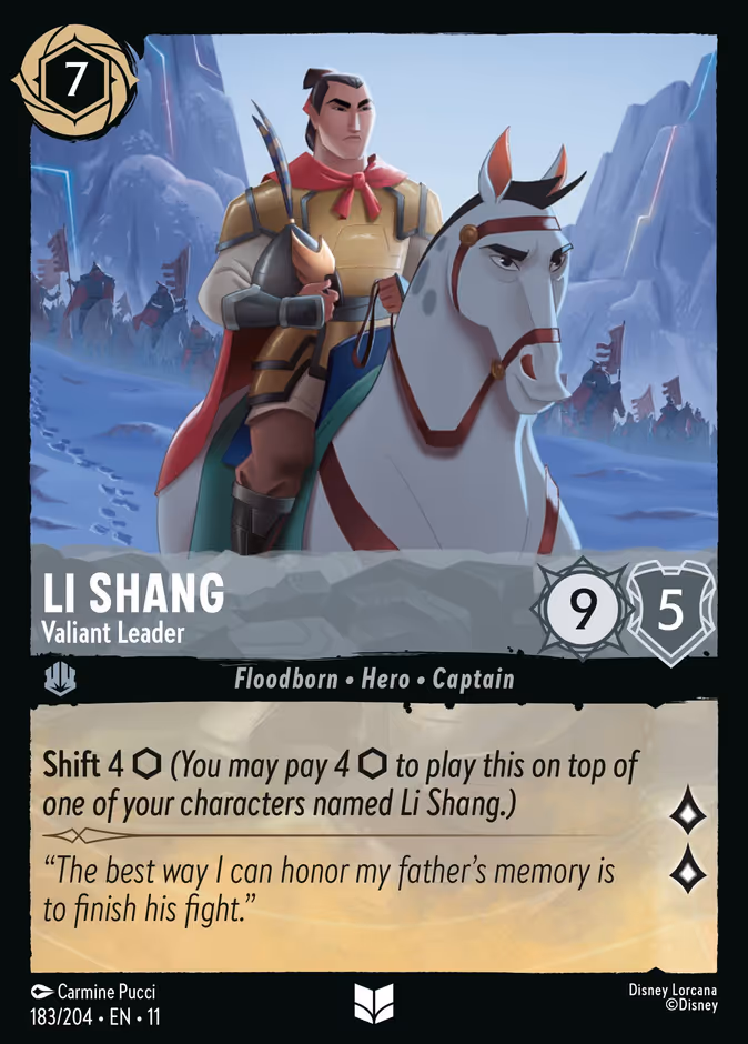 Li Shang - Valiant Leader — Winterspell 183