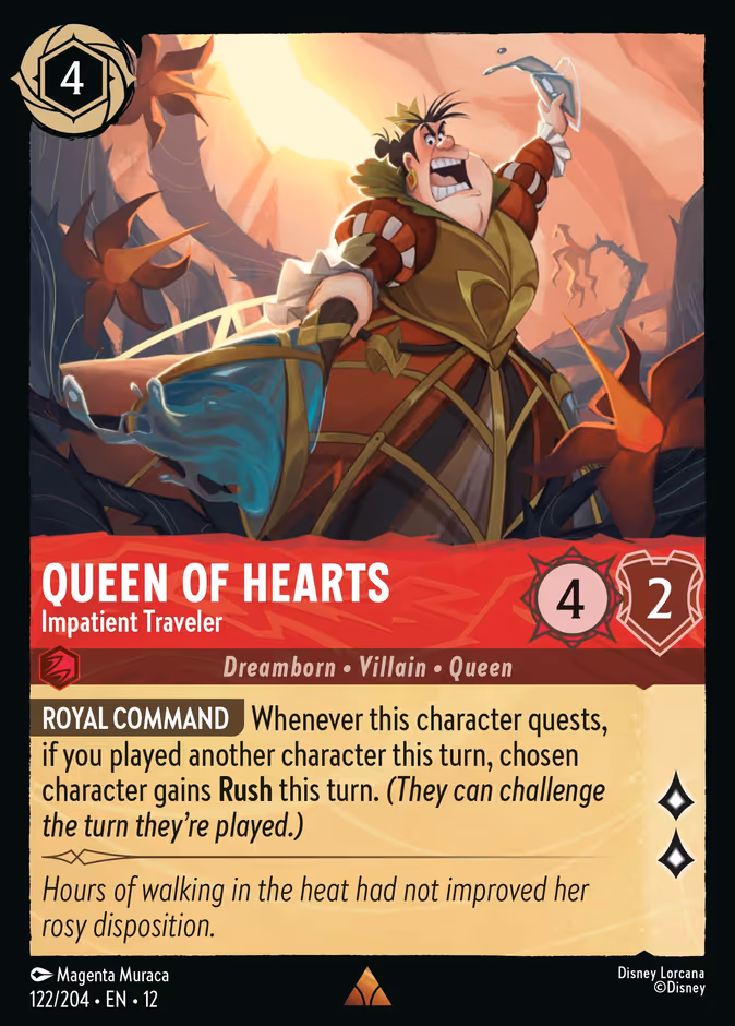 Queen of Hearts - Impatient Traveler — Wilds Unknown 122
